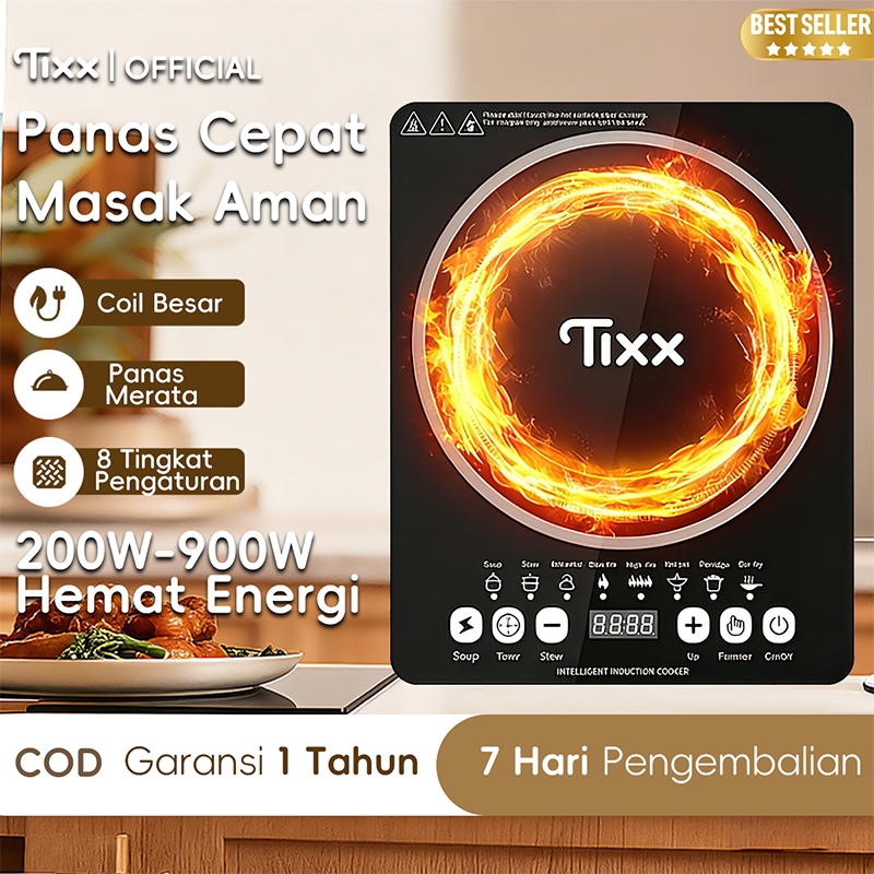 [COD] TIXX  Induction Stove Low Watt 900W Multifungsi Electrical Induction
