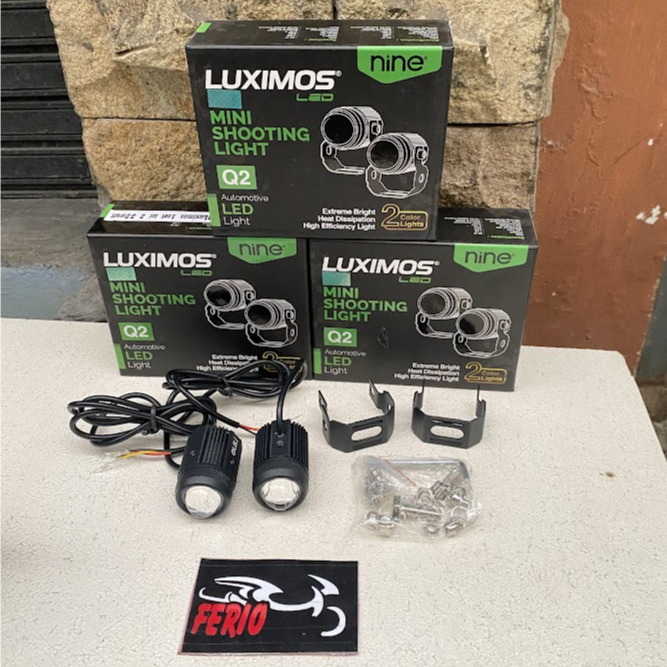 Lampu tembak Laser LUMINOS Q2S Bulat 9Luminos 1set isi 2 32Watt