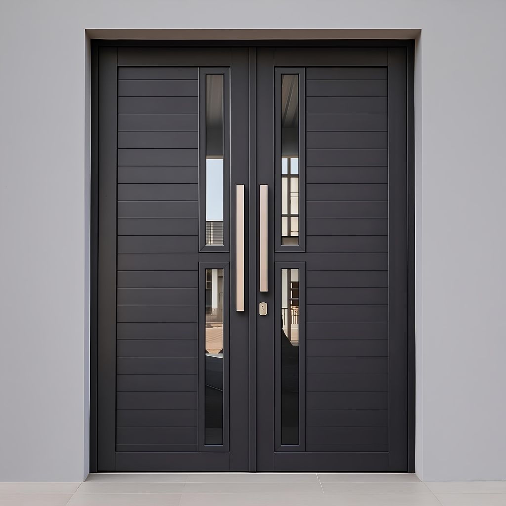 KUSEN+PINTU ALUMINIUM KUPU-KUPU/TARUNG T210 X L120 , BISA CUSTOM UKURAN, FREE PACKING KAYU