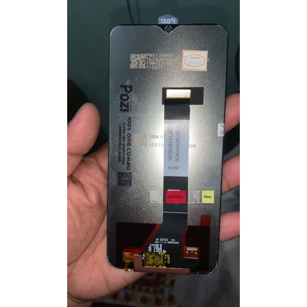 LCD HP POCO M3 MERK POZI ORIGINAL