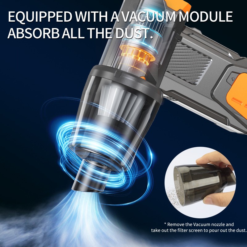 130000Rpm Turbo Jet Blower Multifunction Violent Fan Portable Vacuum Cleaner Handheld