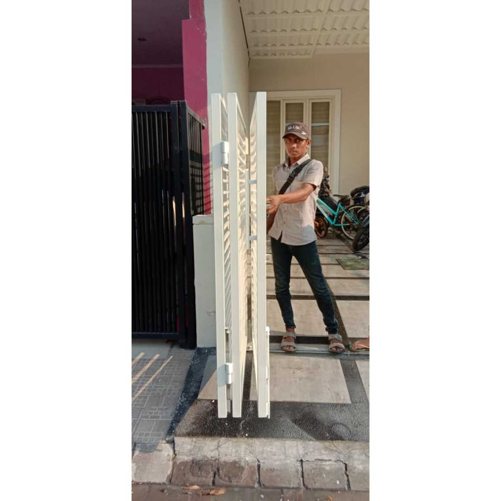 Pagar lipat minimalis