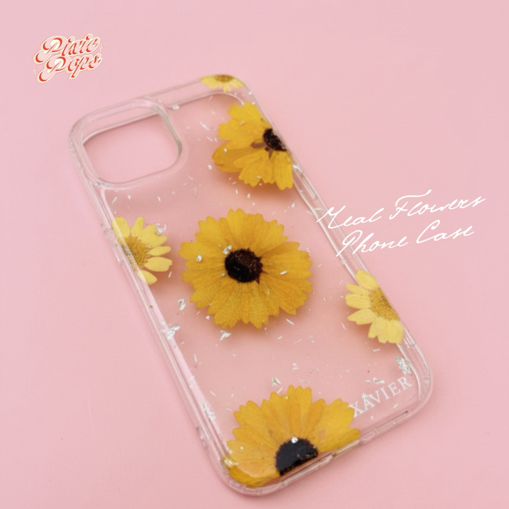 pixiepops | Real Flower Phone Case | Resin Art Case