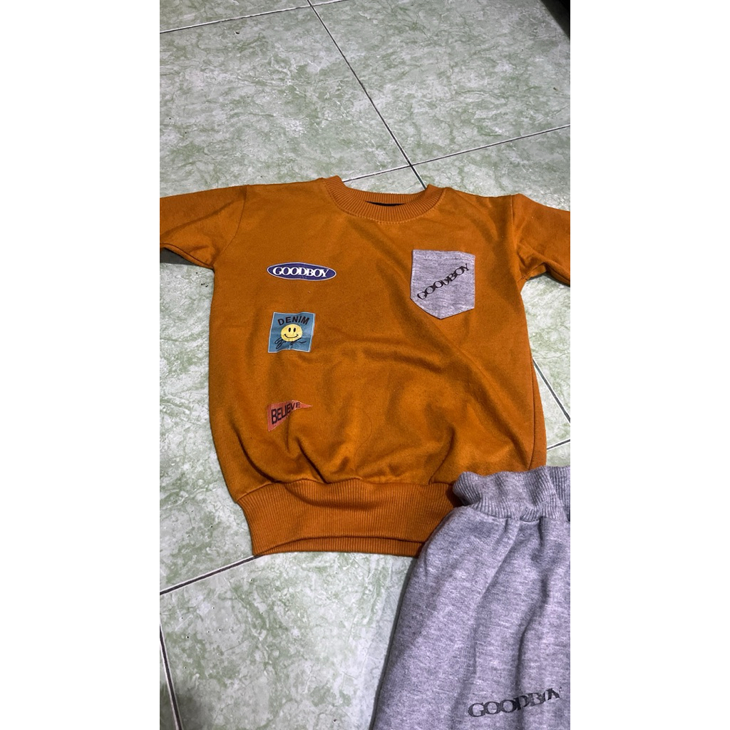 set baju musim dingin panjang anak 4 tahun