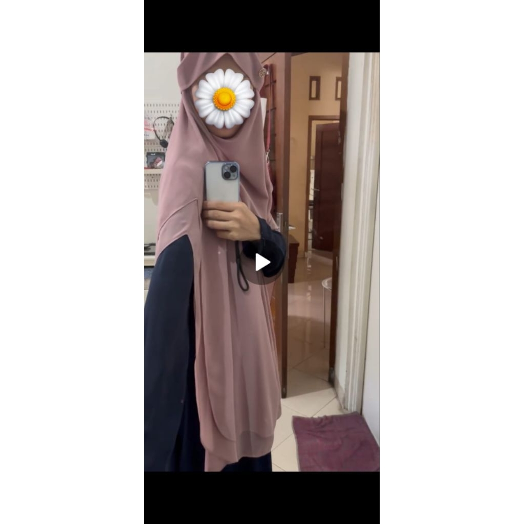 Preloved French Khimar & FK Instant Gerai Hawa, NWT Khimar Instan Jennamira