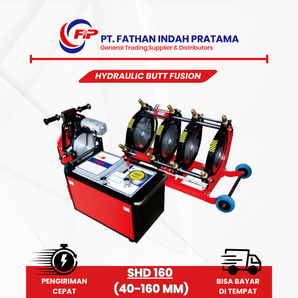 Mesin Pipa Hdpe Hydraulic SHD 160 - Penyambung Pipa HDPE 6 inch