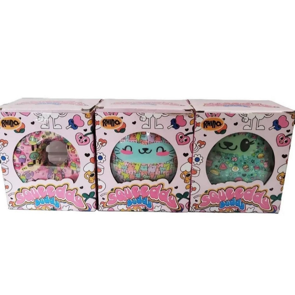 Rhino Squeeddy Buddy Squeeze Toys Squishy - Mainan Remas Anti Stress