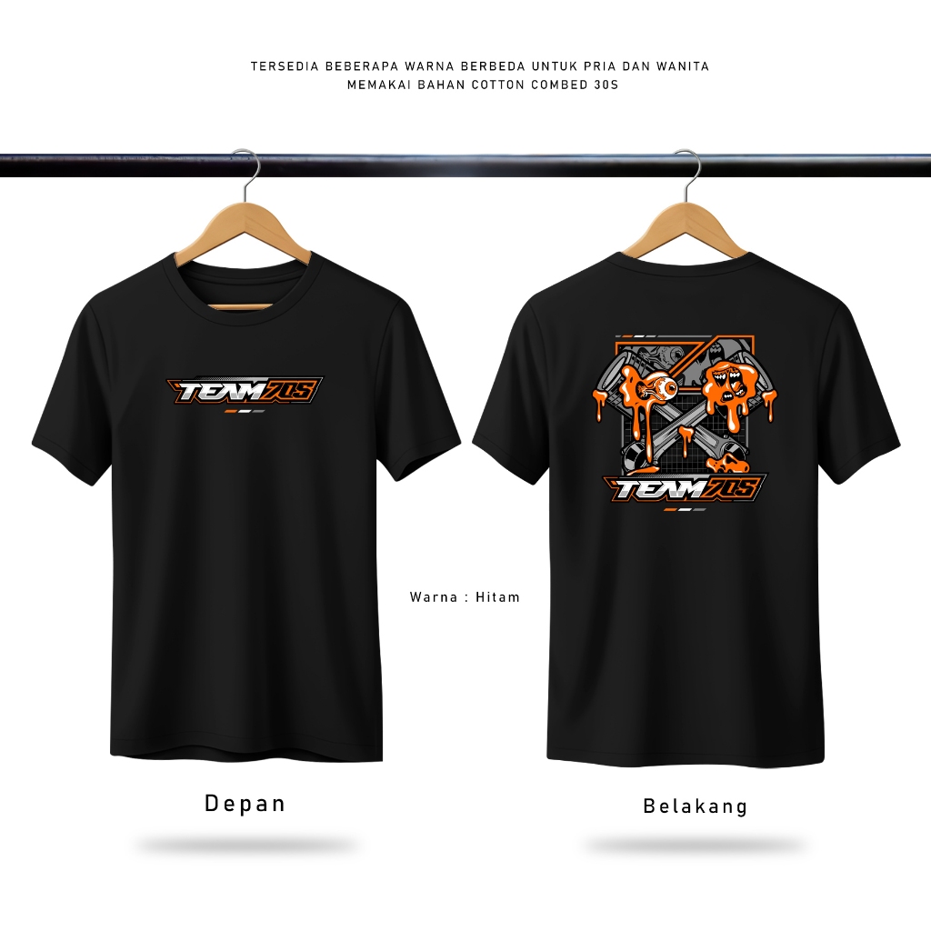 KAOS TEAM 70S - KAOS DISTRO TEAM 70S FASHION PRIA DAN WANITA - PILIHAN TERBARU DAN TERLARIS