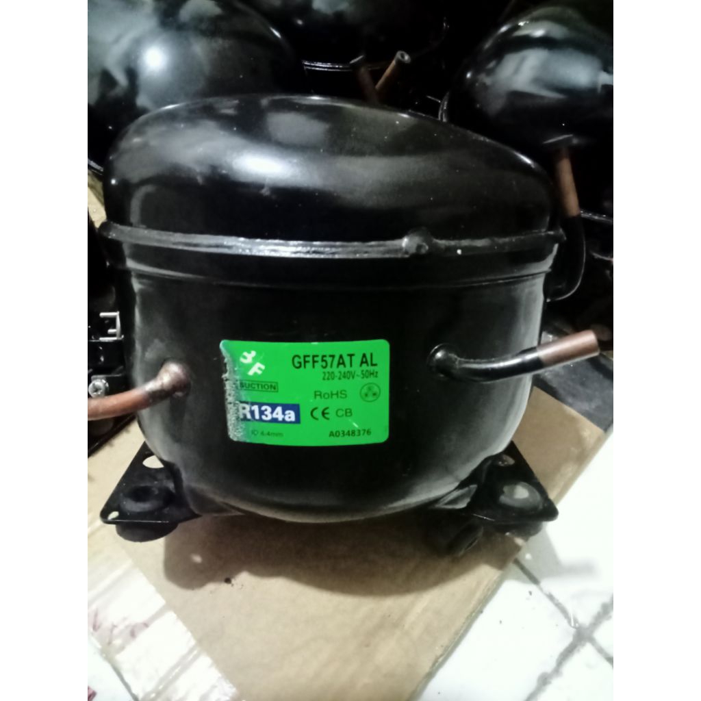 kompresor kulkas Polytron 1/6 GFF57AT 2pintu original