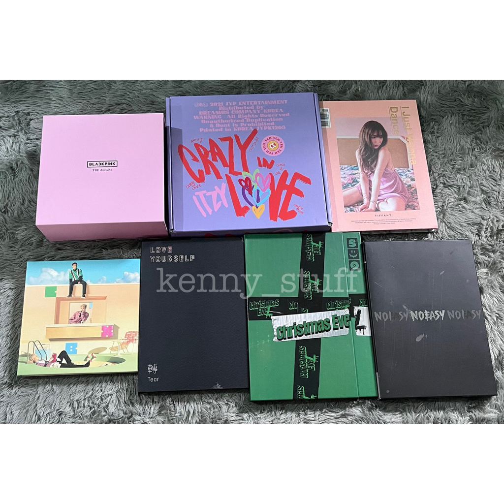 (READY ALBUM) BLACKPINK THE ALBUM PINK | EXO CBX BLOOMING DAY | ITZY YEJI CRAZY IN LOVE | BTS LOVE Y