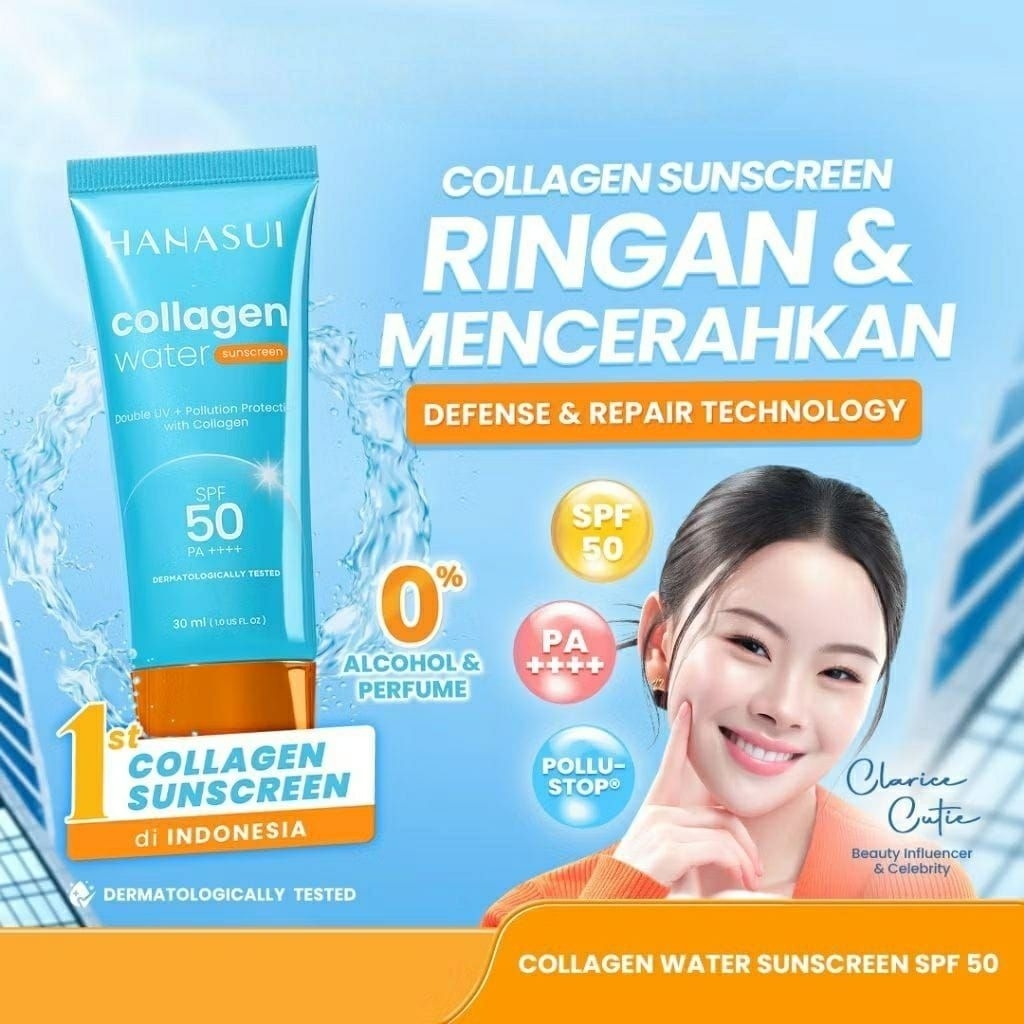 Hanasui Collagen Water Sunscreen SPF 50 | HanasuiSunscreen Spf 50 PA+++
