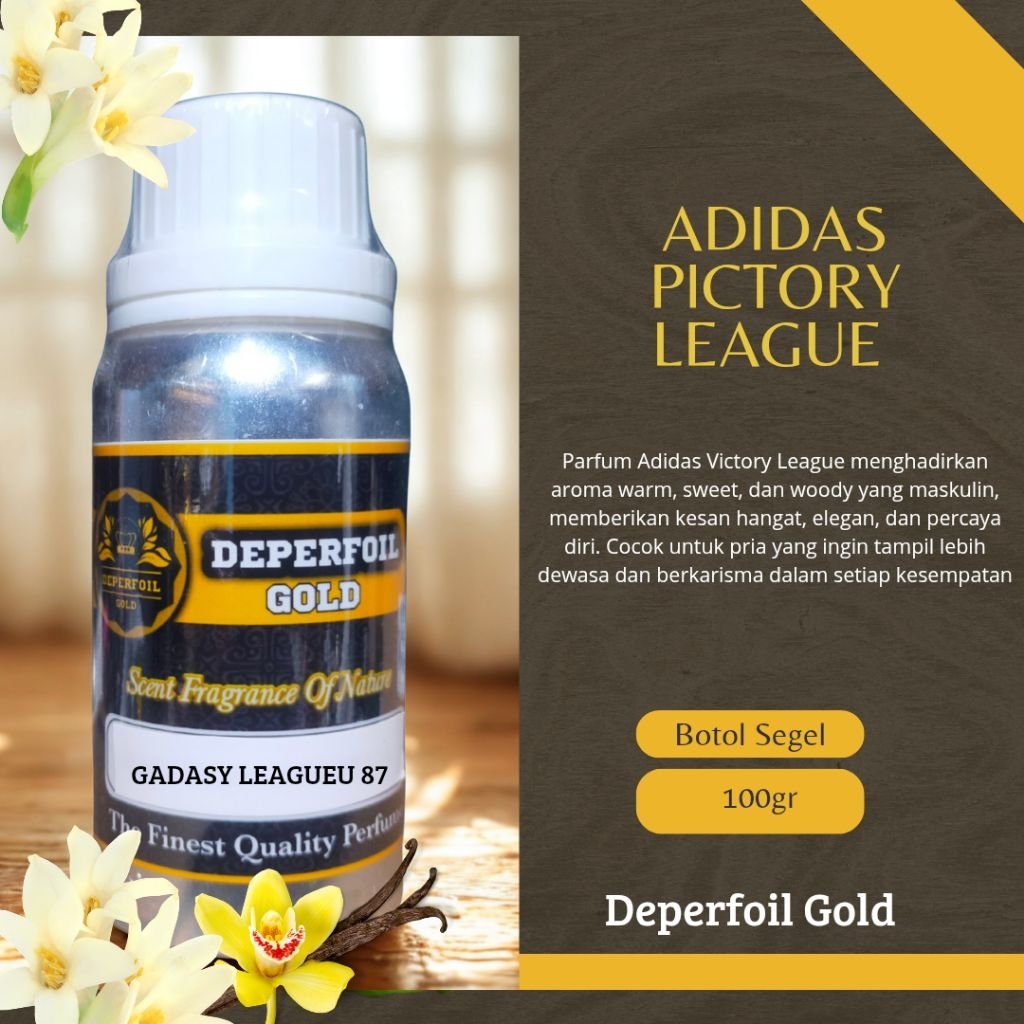 Parfum Adidas Victory League – Wangi Manis Maskulin Elegant | Bibit Parfum Deperfoil Gold