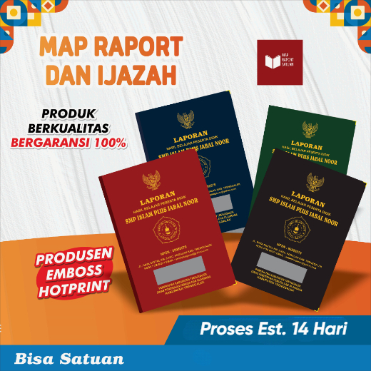 Map Raport - Map Ijazah - Map K13 Bisa Satuan