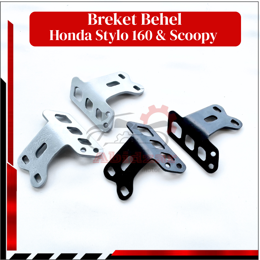Behel Stylo 160 Bracket Behel Belakang Stylo Scoopy 2023-2025 Bracket Behel Belakang Stylo, Scoopy