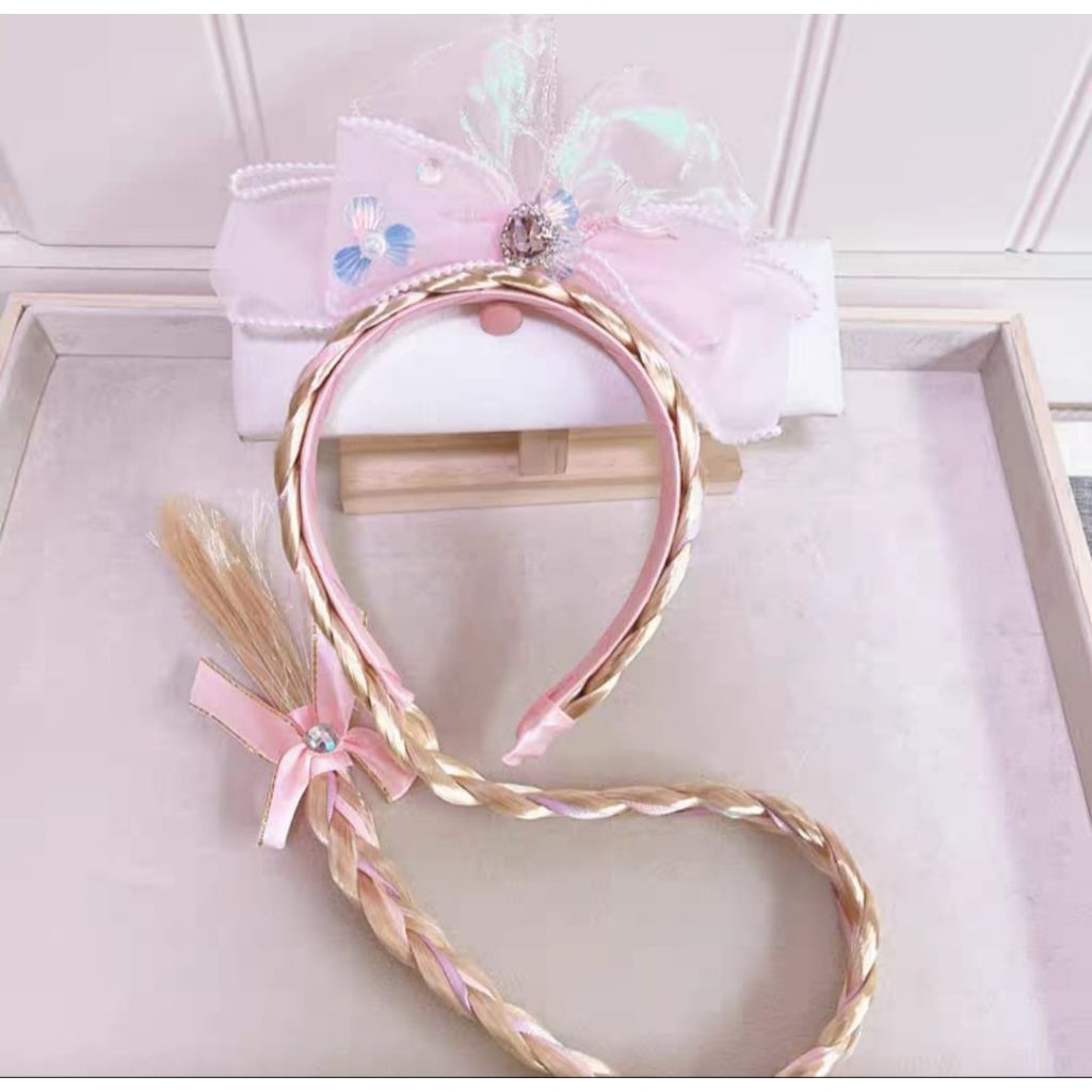 Bando Rambut Kepang|Bando Kepang Satu|Bando Pita Kepang