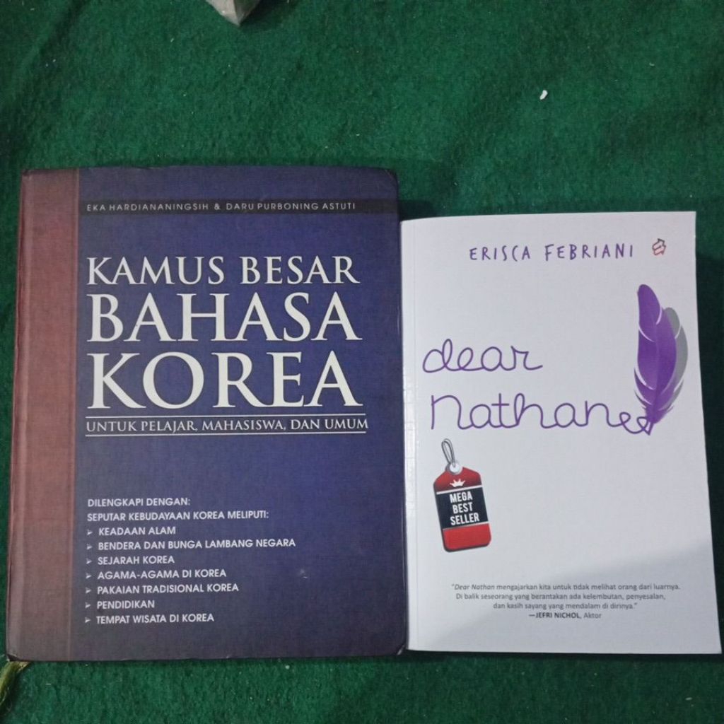 (Bekas) Kamus Bahasa Korea dan Dear Nathan Original