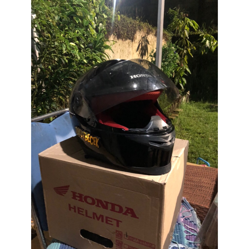 helm honda full face origina