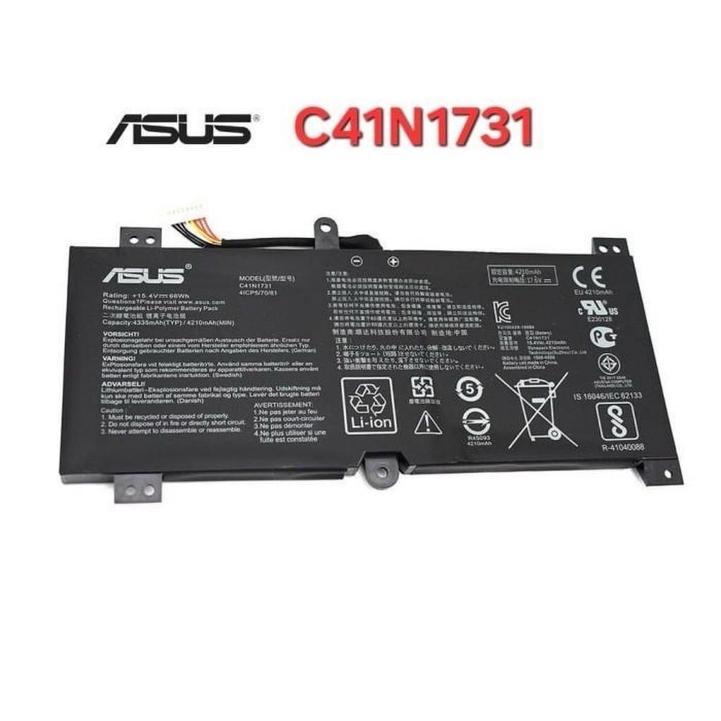 Baterai Laptop Asus ROG Strix Scar II GL504 GL504GS GL504GW GL504GM C41N1731-1