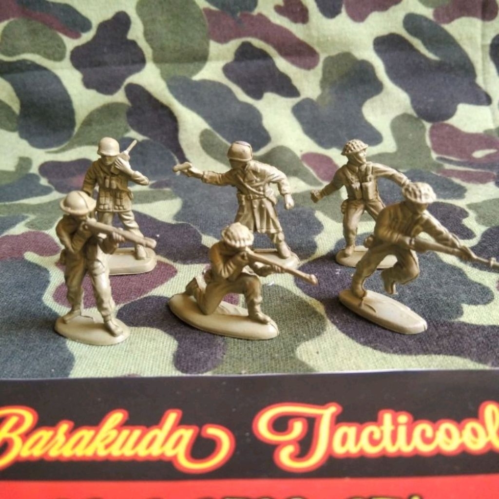 figure tentara plastik jadul 3,5cm  tentara amerika ww2 tentara  jadul mainan tentara plastik kecil 