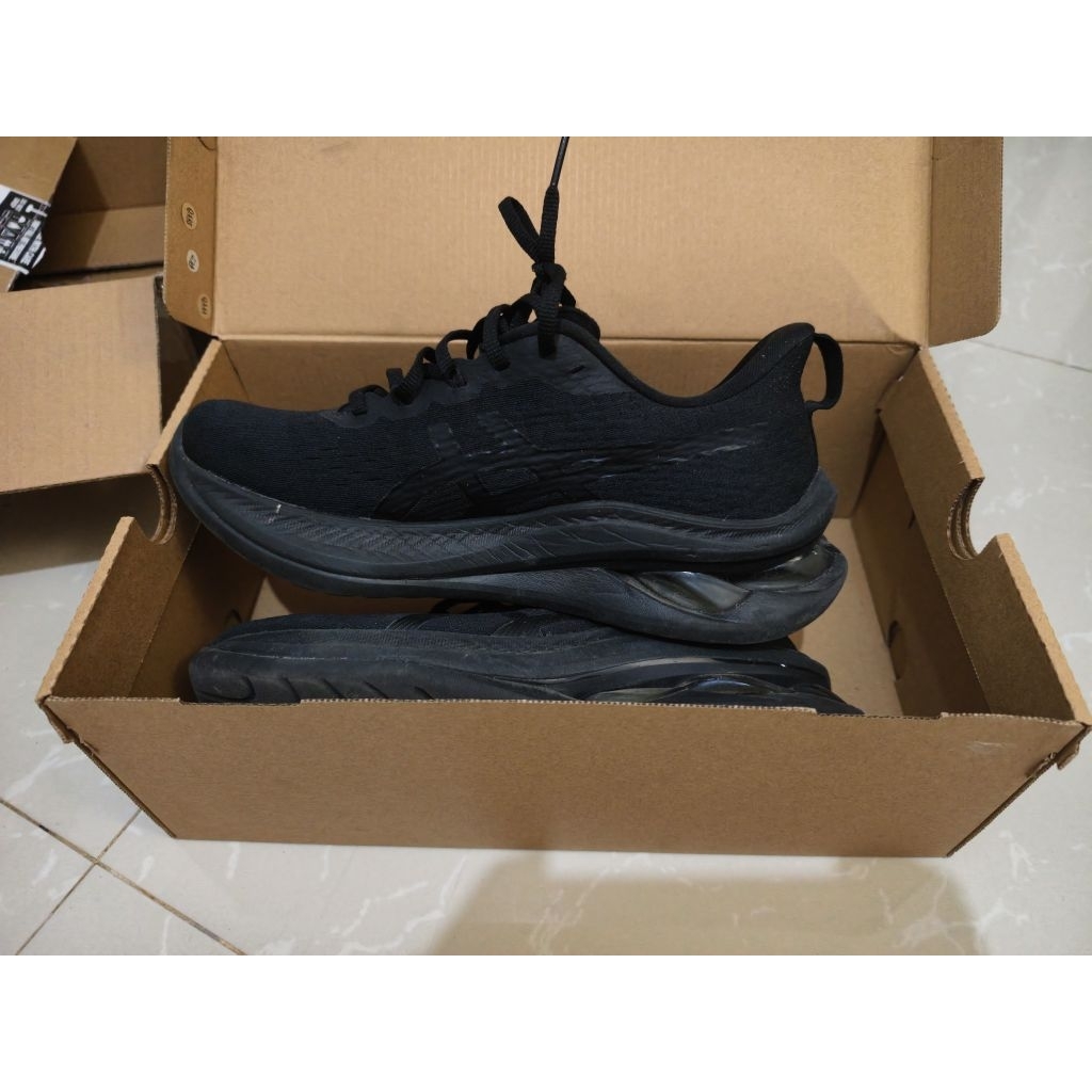 Asics Gel Kinsei-Max Pria Man Black Original Second Bekas US 8,5 42 26,5cm