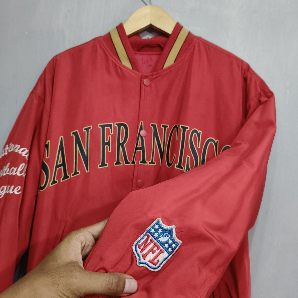 nfl 49ers original varsity jacket