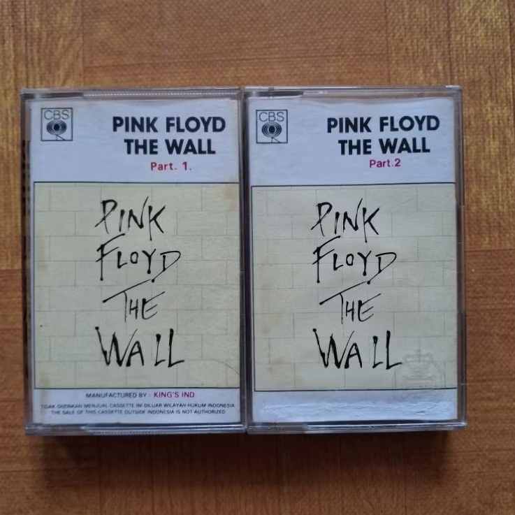 Kaset Pink Floyd The Wall Double cassette