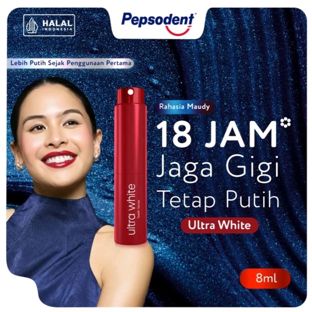 Rafqia Shopp - Pepsodent Ultra White Teeth Protection Spray 8ml