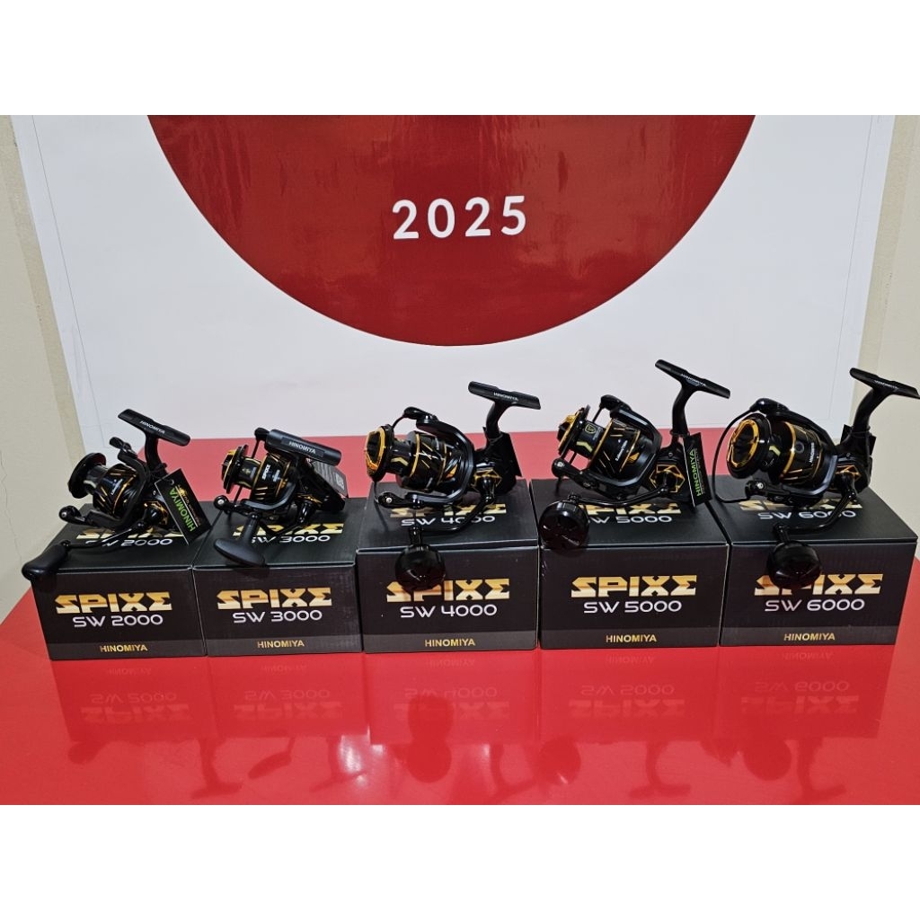 REEL HINOMIYA SPIXE SW 2000 3000 4000 5000 6000