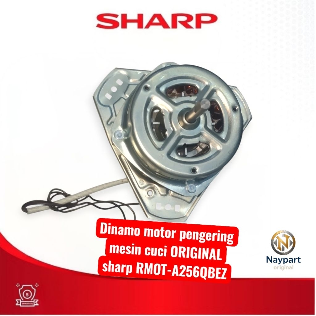 Dinamo Pengering Mesin Cuci Sharp 7–10Kg Original | Motor Spin RMOT-A256QBEZ