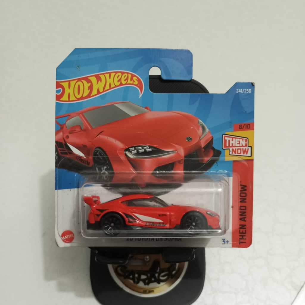 Hotwheels Short Card Then And Now Toyota GR Supra MK 5