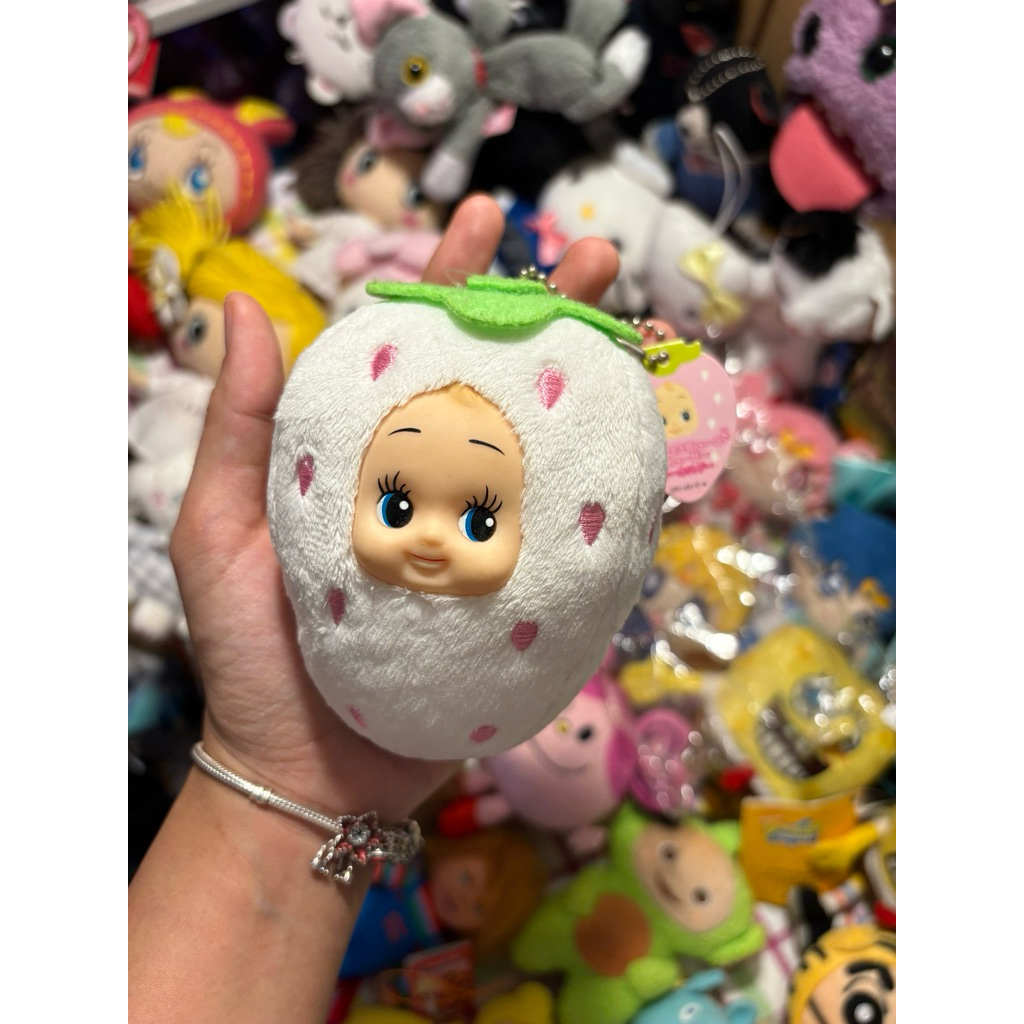 Kewpie Strawberry Keychain