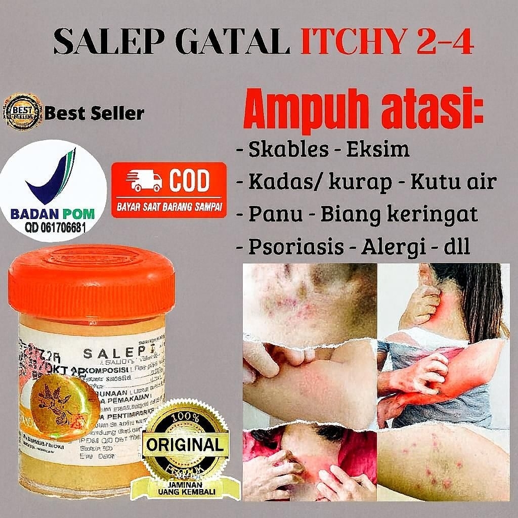 Obat salep Zwafel Itchy 24 234 belerang sulfur 100% original