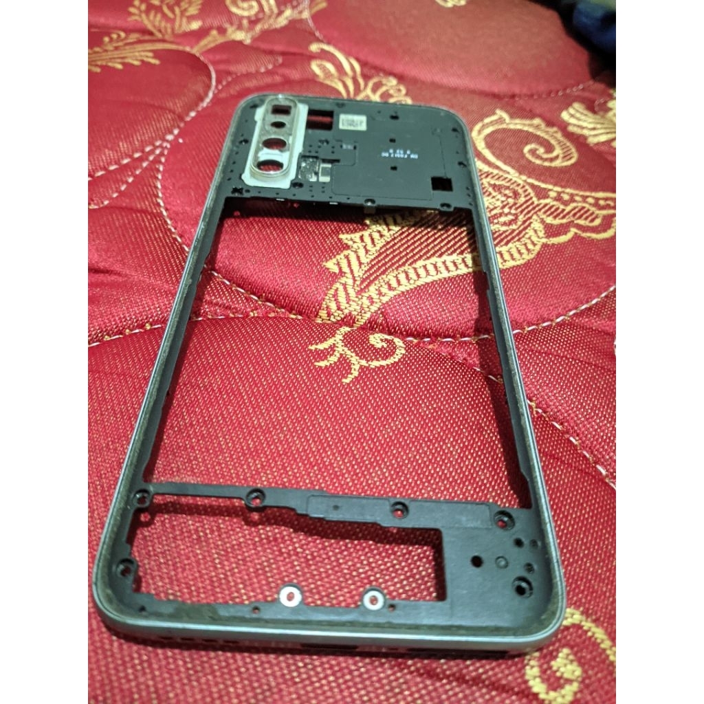 Bezel Bezzel Tulang Tengah+ Fleksibel NFC Realme X3 Superzoom Ori Copotan Silver