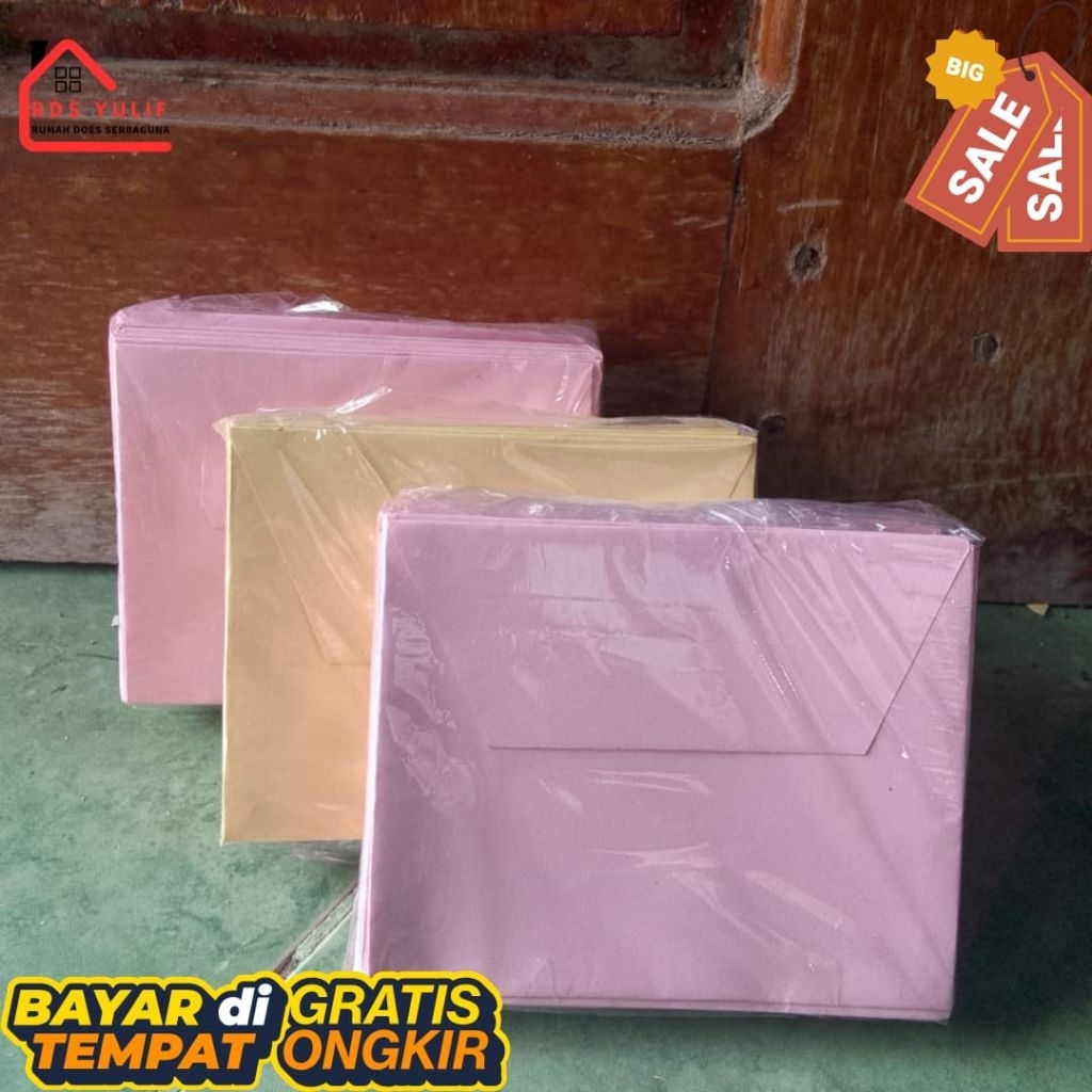 Amplop warna warni/ Amplop elegant/ Harga 1 pcs