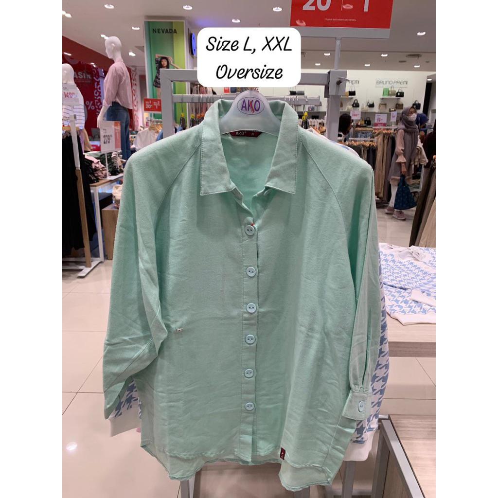 AKO - Kemeja Blouse Tunik Wanita Original