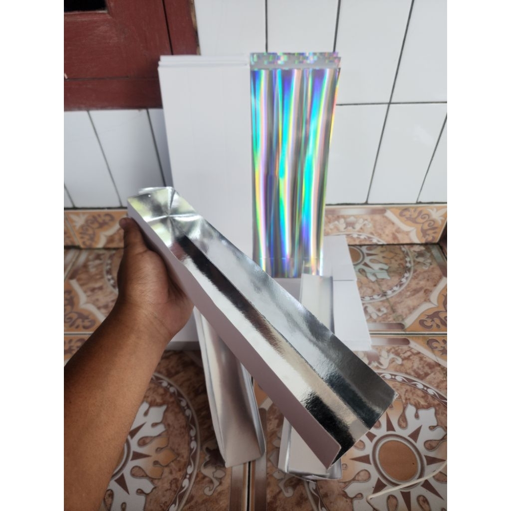 100 PCS KERTAS KENTANG ULIR/KEMASAN KENTANG SPIRAL/BUNGKUS KENTANG