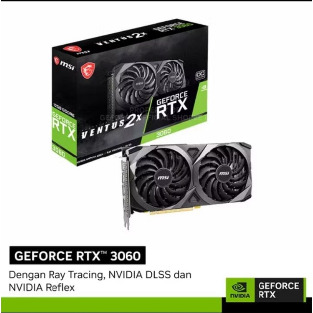 MSI GEOFORCE RTX 3060 8GB GDDR6 Ventus 2X LHR
