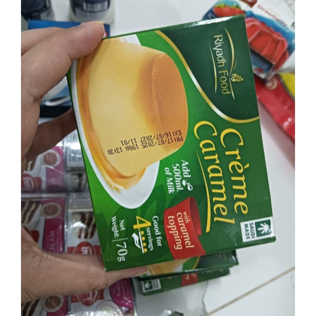 Cream Carmelle puding Saudi 70gr
