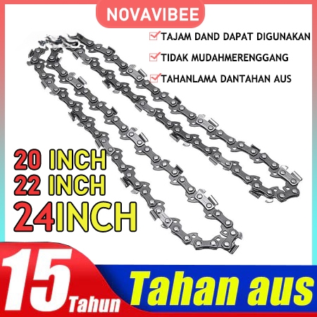 kualitas Jerman Rantai Chainsaw 20 /22/24 inch Rantai Potong Mesin Gergaji Chainsaw Rantai sensor Ra