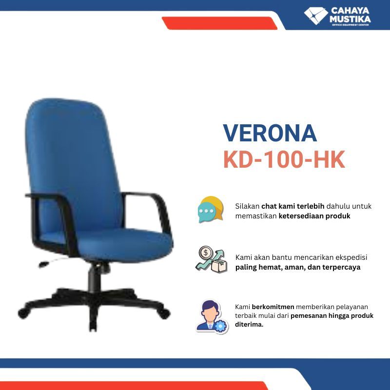 Kursi Direktur Murah/Kursi Direktur Kantor/Kursi Direktur Import Murah di Malang Verona KD-100-HK