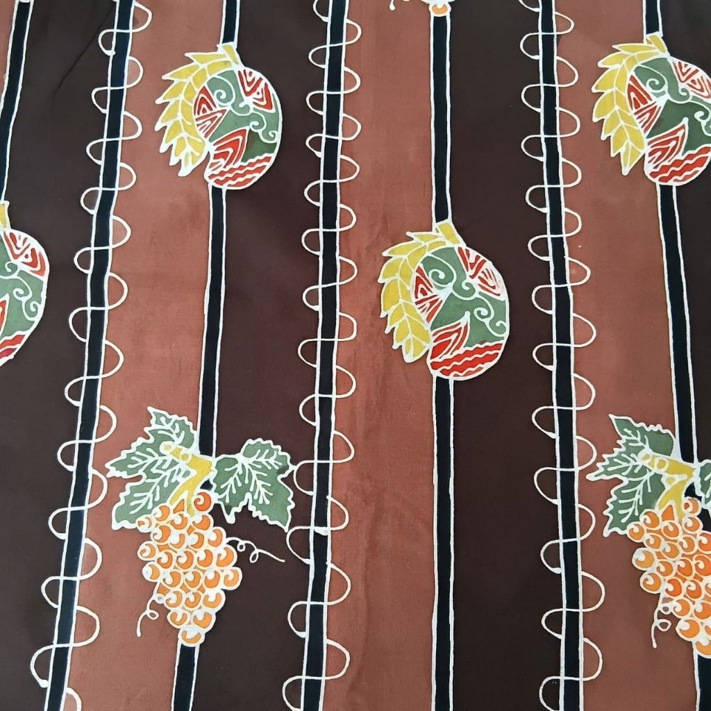 kain batik cap&tulis motif manggur khas probolinggo