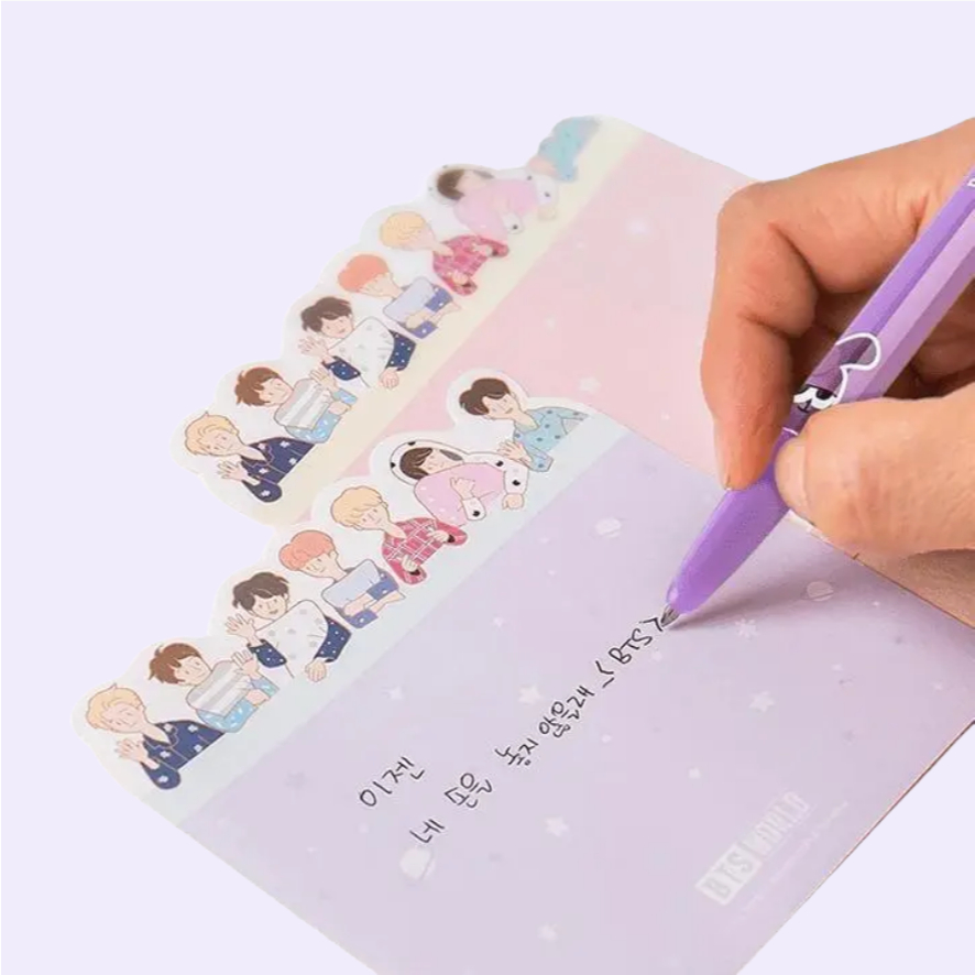 BTS WORLD Memo Pad - Kertas Catatan BTS World untuk Penulis