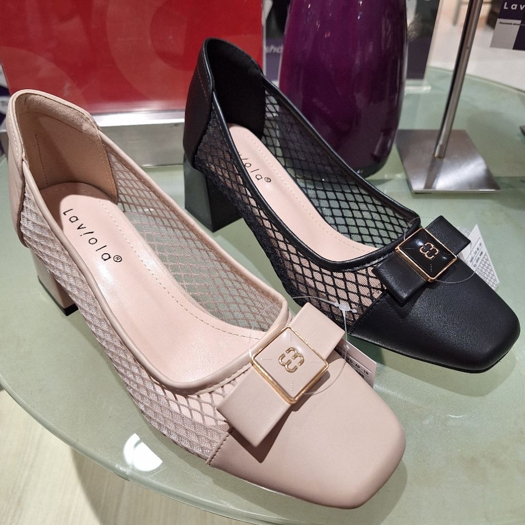 LAVIOLA SEPATU HEELS FORMAL JARING ELEGAN