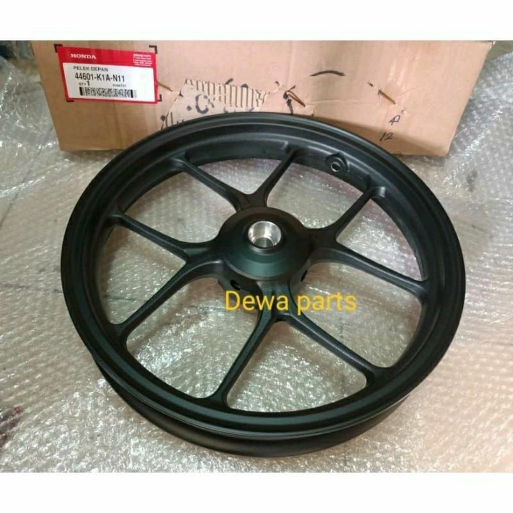 44601K1AN11 velg balok velg cw depan beat led beat deluxe lama original ahm