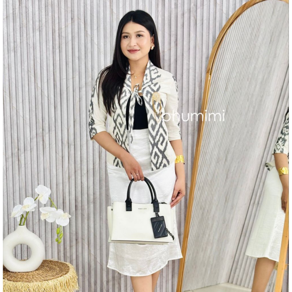 Blazer Tenun Etnik/Blazer Wanita/Tenun Etnik