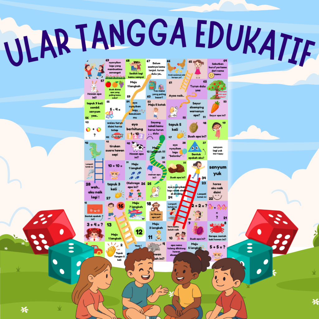 Permainan Ular Tangga Anak Edukatif
