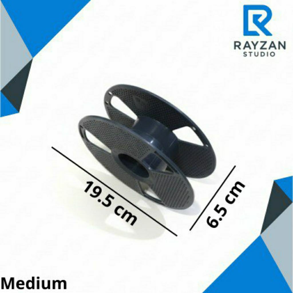 Klosan Gulungan Kabel Bobin Sedang Plastik Rollan Gulungan Kabel Kawat size umum