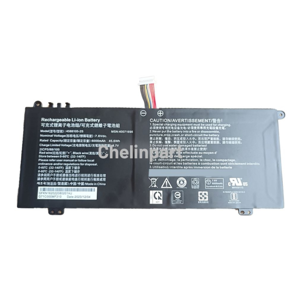 Baterai Battery Laptop Dynabook Satellite Pro 4588105-2S C50-H-112 C40-H C50 C40 series
