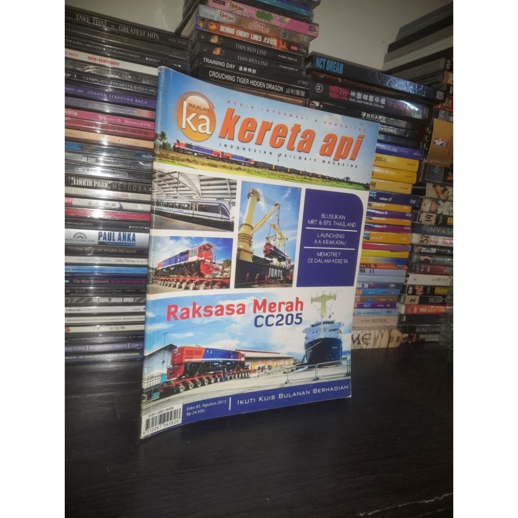 Majalah Kereta Api edisi Agustus 2013