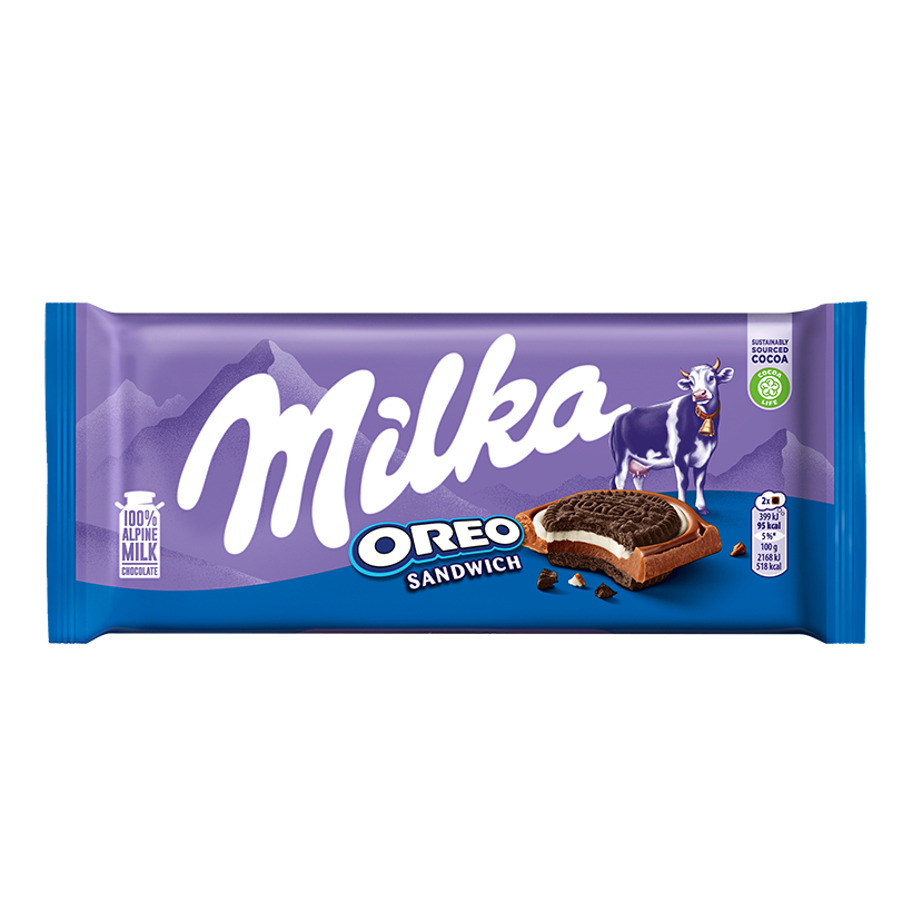 Milka Coklat Bar 87-100g Varian Rasa Jerman